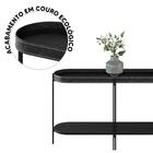 Aparador Com Pés Em Metal Preto Mônaco Linea Brasil