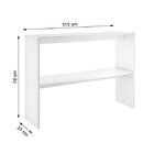 Aparador Com Prateleira Vernazza  Branco