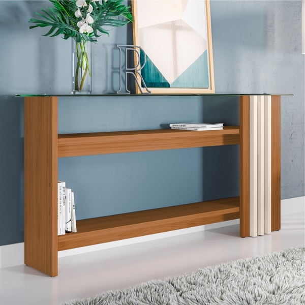 Aparador Com Prateleiras Rich Naturale Off White