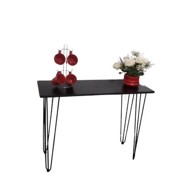 Aparador Com Tampo Mdf 18 Mm 40 X 100 Cm - Preto