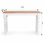 Aparador Com Vidro 120cm Madeira Maciça Pés Torneados Gardêni