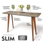 Aparador Com Vidro 120x40cm Slim Fendi