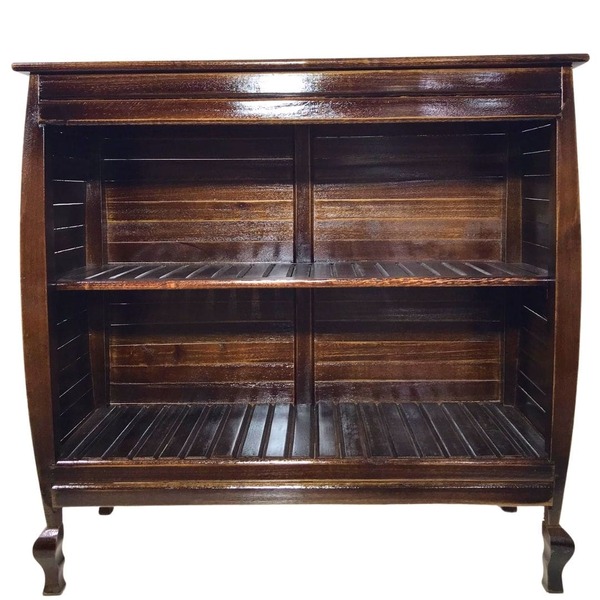 Aparador Console 94cm De Madeira Eucalipto Rústico Marrom