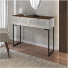 Aparador Curitiba Beige Imbúia Preto Bnn Decor