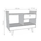 Aparador Dallas Preto Com Gaveta