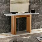 Aparador Dara 135cm Com Pés Ripados E Tampo Com Vidro