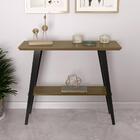 Aparador Davi 90x30 Tampo Mdf 30mm Pé Em Madeira Freijó/pés P