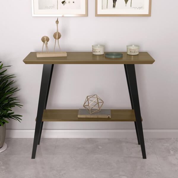 Aparador Davi 90x30 Tampo Mdf 30mm Pé Em Madeira Freijó/pés P