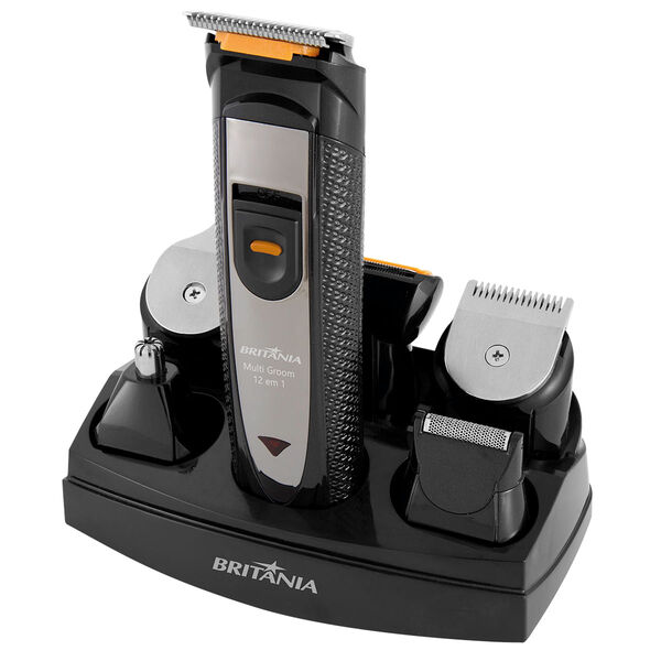 Aparador De  Pelos Britânia Multi Groom 12 Em 1 Bap05plr Bivo