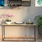 Aparador De Aço Carbono E Madeira Di Base - Tendenci - 1,20x0