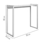 Aparador De Aço Estilo Industrial Com Tampo Em Mdf Ísis Decor