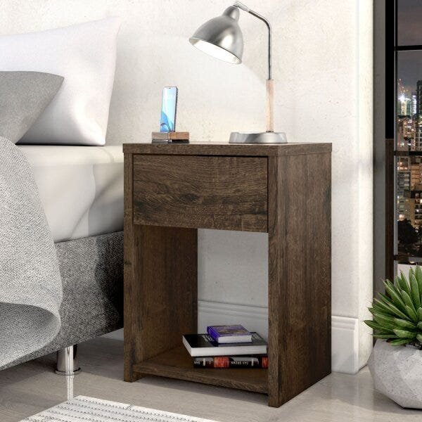 Aparador De Cabeceira 1 Gaveta Triunfo  Jacaranda