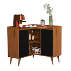 Aparador De Canto Em L 4747caramelo / Preto