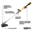Aparador de Grama a  Bateria Dewalt DCST922BE 20v
