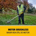 Aparador de Grama a  Bateria Dewalt DCST922BE 20v