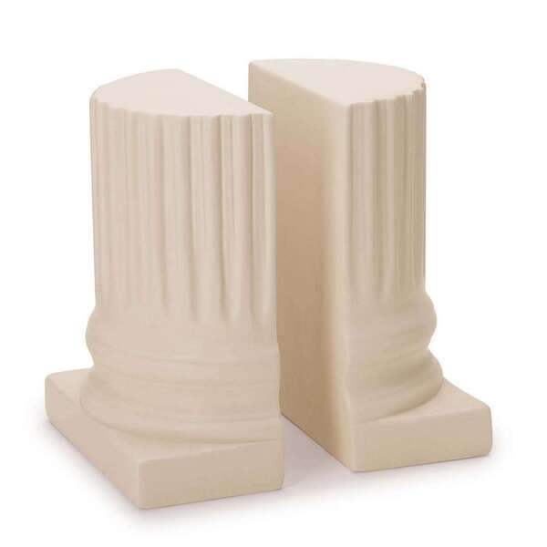 Aparador De Livros Em Cerâmica Off White 13859 Mart