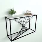 Aparador De Madeira E Ferro Onix - Branco - 1,20 X 0,40 X 0,79