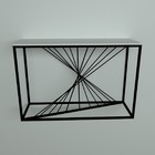 Aparador De Madeira E Ferro Onix - Branco - 2,00 X 0,40 X 0,79