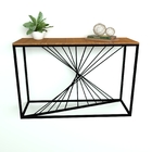 Aparador De Madeira E Ferro Onix - Cumaru - 1,20 X 0,40 X 0,79