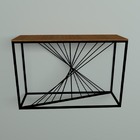 Aparador De Madeira E Ferro Onix - Cumaru - 1,20 X 0,40 X 0,79