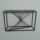 Aparador De Madeira E Ferro Onix - Gianduia - 1,60 X 0,40 X 0