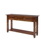 Aparador De Madeira Maciça Com 3 Gavetas Shop Jm