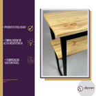 Aparador De Madeira Natural De Pinus Estilo Industrial