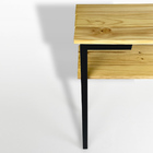 Aparador De Madeira Natural De Pinus Estilo Industrial