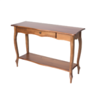 Aparador De Madeira Para Sala Com Gaveta, Prateleira E Pés Lu