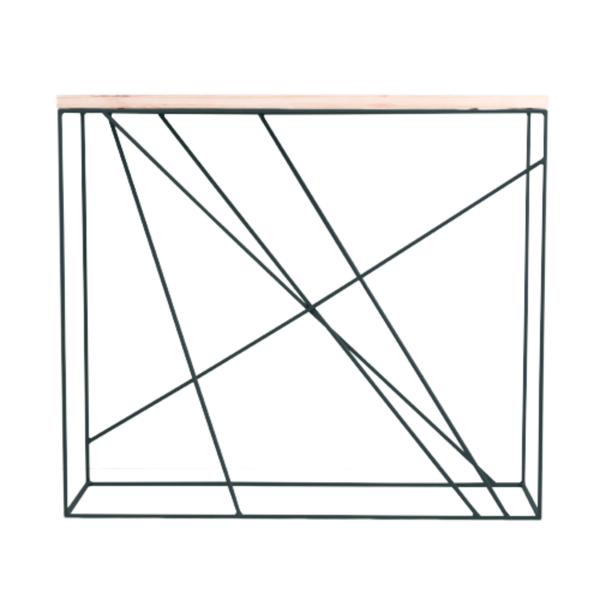 Aparador De Madeira Rústico Pequeno Messy Preto