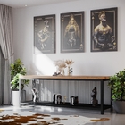 Aparador De Metalon E Madeira Decorativo Lines - Cumaru - 1,5