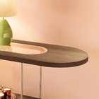 Aparador De Sala Com Prateleiras Pé Em Metal 135cm Evan Casta