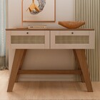 Aparador Decor 2 Gavetas Cinamomo/off White - Artely Móveis