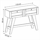 Aparador Decor 2 Gavetas Cinamomo/off White - Artely Móveis