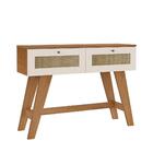 Aparador Decor 2 Gavetas Cinamomo/off White - Artely Móveis