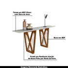 Aparador Decorativo 180cm Giaguaro Branco/mel G13 - Gran Belo