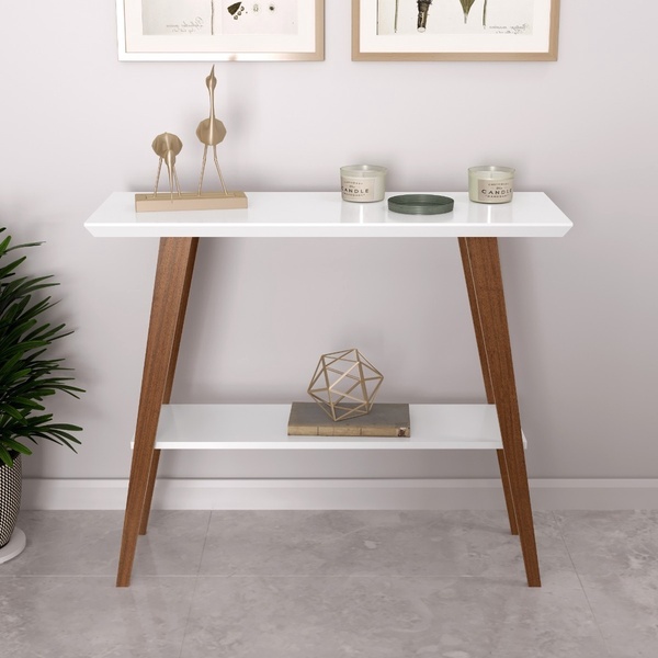 Aparador Decorativo Cantinho Do Café 2 Prateleiras Mônaco Pés