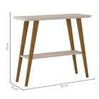 Aparador Decorativo Cantinho Do Café 2 Prateleiras Mônaco Pés