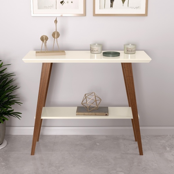 Aparador Decorativo Cantinho Do Café 2 Prateleiras Mônaco Pés