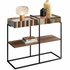 Aparador Decorativo Com Adega Espelhada Industrial D01 Design