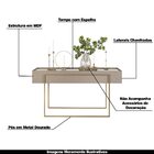 Aparador Decorativo Com Espelho No Tampo Jasper Amarula/doura