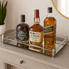 Aparador Decorativo De Vidro Espelhado 54cm - Forma Inox