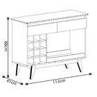 Aparador Decorativo Flynn Off White G29 - Gran Belo