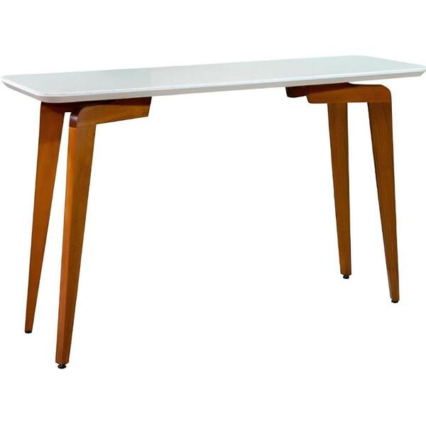 Aparador Decorativo Jade Com Pés Em Madeira 1,30 M