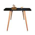 Aparador Decorativo Laqueado Arredondado Com Vidro 140cm - Pé