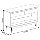 Aparador Decorativo Owen Off White/nature G29 - Gran Belo