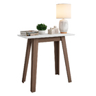 Aparador Decorativo Para Sala De Estar Vigo N01 Imbuia Off Wh