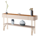 Aparador Decorativo Rennes Mdp/mdf Pés De Aço Off White/cinam