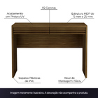 Aparador Decorativo Sala De Estar Ap2309 Mdp Capuccino G69 -