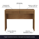 Aparador Decorativo Sala De Estar Ap2309 Mdp Natural G69 - Gr